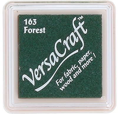 Tsukineko Forest Versacraft Ink Pad, Green,Small,3.4 x 3.4 x 2 cm