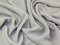 Schwere Triple Crepe Kleid Stoff, Meterware, hellgrau