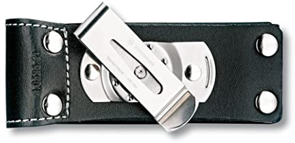 VICTORINOX Étui de ceinture avec pince métal Noir