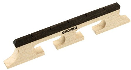 5-Str Grover Banjo Bridge #73 5/8 Tall Ebony Top 3 Leg Allparts BJ-0509-0E0