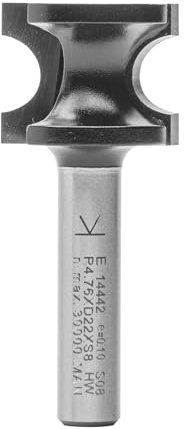 ENT 14442 Bull Nose Bit TC Shank (S) 8 mm, Diameter (D) 22,3 mm, NL 17,9 mm, R 4,76 mm, SL 32 mm, Bull Nose Ø 22,3 mm