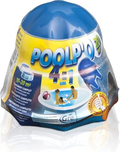 Gre 08013A Kit Poolp'o 500 grs - pour Piscine Entre 10 et 20m3, Bleu, 15 x 15 x 15 cm
