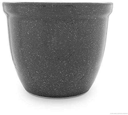 K&K Keramik Pflanzkübel Venus II, 22 x 18 cm, Granit