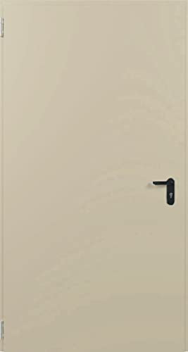 UTILFER Porta Tamburata Reversibile - Acciaio Zincato - Verniciata Bianco RAL 9010-80 x 200