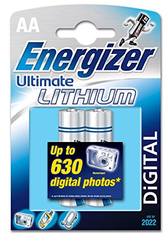 ENERGIZER Lot de 10 Blisters de 2 Piles Ultimate Lithium L91 AA Mignon LR6