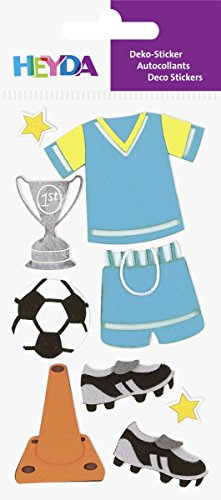 Heyda 203780660 Stick-On's Mix, Motiv: Fußball