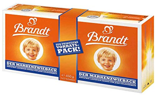 Brandt Markenzwieback 450g - Doppelpack - Sparpack