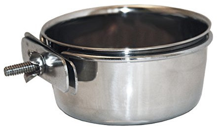Pet Platter Bolt on Gamelle pour Animal Domestique Argenté 900 ML
