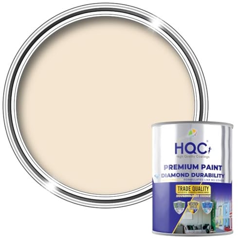 HQC Weather Shield Bagels Smooth Masonry Paint | 1L in 30+ Colours | Storm Proof, Scrub Resistance & Waterproof | Weatherproof Technology Designed with Acrylic Resin for Ultimate Protection