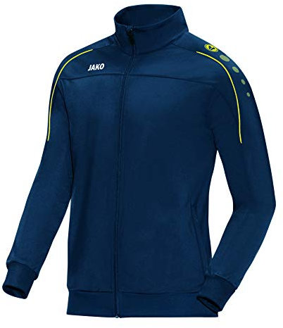 JAKO Classico Polyesterjacke Kids blaugelb, 128 Kinder