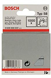 Bosch 1000x Feindrahtklammern, Typ 58/12 | Länge 12 mm,