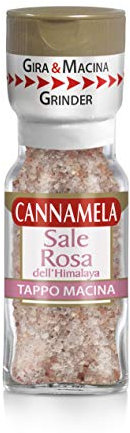 Cannamela, Linea Tappomacina, Sale Rosa dell'Himalaya, Confezione da 60 g, Ideale per Arricchire di Gusto Carni, Insalate e Verdure