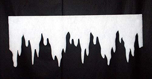 Everflag Schneewatte - Deko Eiszapfenfries 95 cm