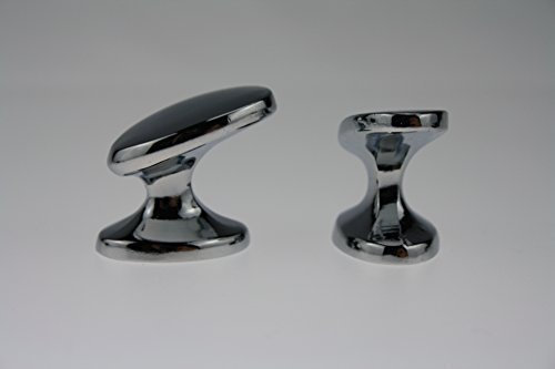 Möbelknopf Möbelgriff Schubladengriff aus Metall - Chrom glänzend
