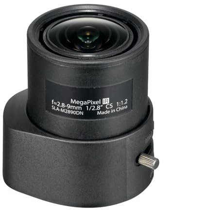 SLA-M2890DN, F1,2/2,8-9mm Objektiv, 3 Megapixel, 1/2,8 Zoll, DC-Iris, CS-Mount