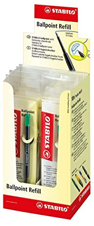 STABILO - Kugelschreiber - Großraummine - Ballpoint Refill - 10er Pack - grün