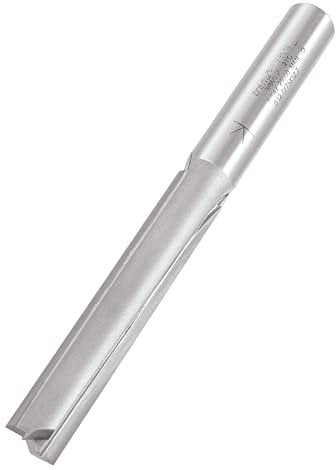 Trend Professional Two Flute Router Cutter Bit, 1/2 Inch Shank, 12.7mm Cut Diameter & 75mm Cut Length, Tungsten Carbide Tipped, Clearance Ground, 3/86CX1/2TC