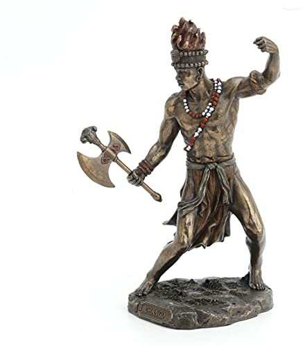 WU chango figur gott des feuers, donner, blitz und krieg Bronze