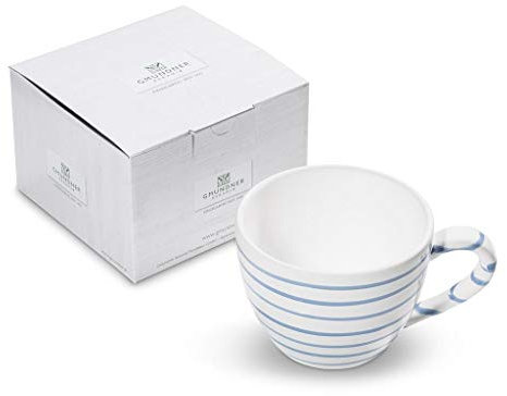 GMUNDNER KERAMIK Teetasse Maxima Füllmenge : 0.4 Liter Blaugeflammt Geschirr, handgemacht in Österreich