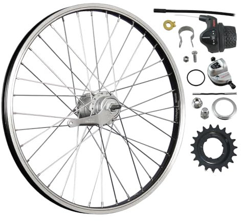 20 Zoll Hinterrad Alufelge/Shimano Nexus Inter-3 (Rücktritt) - schwarz