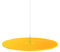 Cazador-del-sol ® - das Original | Sonnenfänger | 1 Stück | schwebende Sonnenfänger-Scheibe gelb | Durchmesser 15 cm