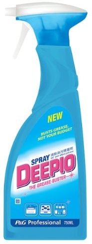 P&G Professional Deepio Degreaser Spray 750 ml (Pack of 6)