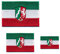 hegibaer 3 NRW Düsseldorf Wappen Flagge BRD Patch Aufnäher Aufbügler 0642