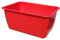UvV-FMK 2te Wahl 200 Liter rote Mörtelwanne ohne Kranösen (verzinkter Stahlschiene als Verstärkung der Langen Seite) Fehlfarben, Farbabweichungen (Rot)