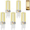 5 x 5.5W LED Leuchtmittel G9, 104 LEDs, warmweiß, SMD 3014 AC220V-240V, 500lm Super hell mit Beam Winkel 360°.