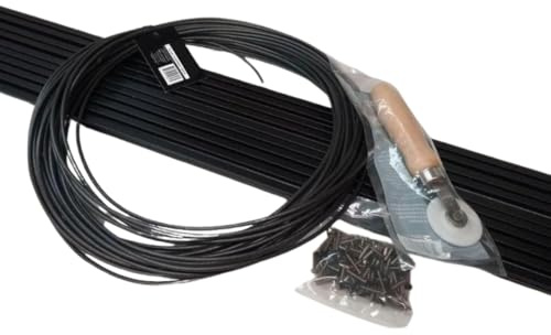 SNAPP Porch Screen Kit - 94-in Extruded Aluminum Track - Patio Screen Kit