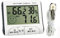 TEK® TEMPERATURA INTERNA ED ESTERNA E MISURATORE DI UMIDITÀ IGROMETRO DUAL- TEMPERATURA MEMORIA MAGNETICA DC103 Y3041B TERMOMETRO OROLOGIO