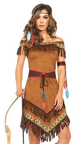 LEG AVENUE 85398 - Native Princess Damen kostüm, Größe XL (Braun)