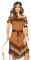 LEG AVENUE 85398 - Native Princess Damen kostüm, Größe XL (Braun)