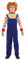 Fun Shack Blau Böse Puppe Kostüm für Jungen, Halloween und Karneval - XL