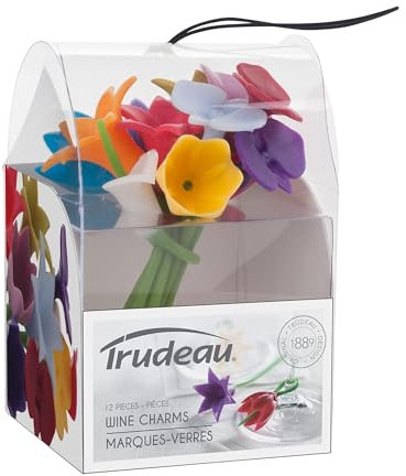 TRUDEAU 5060115 - Segnaposto per Bicchieri, 11 cm, Multicolore, Confezione da 12