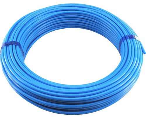 Fittingstore - Polyethylen-Schlauch PL 50  Meter – Druckluftschlauch Pneumatikschlauch Polyurethane Druckluft Wasser Schlauch flexibel 4/2mm, 6/4mm, 8/6mm, 10/8mm, 12/10mm 14/10mm (11,6 x 9 mm, Blau)
