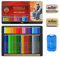 KOH-I-NOOR Artist's Set of Mondeluz Aquarelle 72 Coloured Pencils + 2xEraser + Sharpener 4 in 1 by Koh-I-Noor