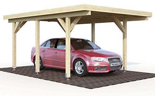 Palmako Carport / Einzelcarport Karl 11,7 natur