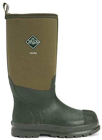 MUCK Men's Chore Classic Tall Work Boot, Green, Size 5(M)