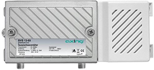 Axing BVS 13-69 Hausanschlussverstärker (30dB, 1006MHz, 98dBµV) mit aktivem Rückkanal 5-65 MHz