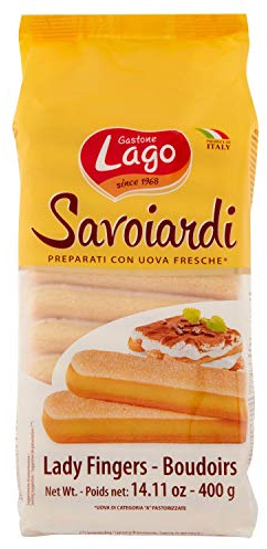 Lago 1968, Savoiardi 400 g, Biscotti Savoiardi con Uova Fresche, Savoiardi Morbidi Zuccherati in superficie, Ideali per Ricette Dolci, Tradizione italiana