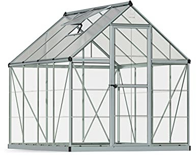 Palram Canopia Hybrid Greenhouse 6x8 Silver