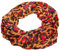 AvaMia Schal Schlauchschal Loop, 80 cm x 170 cm, Farbe Braun mit Leoparden Muster