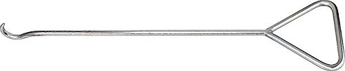 Unbekannt Kanaldeckelhaken, Länge ca. 85 cm, Stahl, Legierter Stahl, 100%, Haken