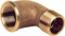 Viega 264147 Winkel 90 Grad Modell 3092 Rotguss, Aussengewinde x Innengewinde 2 Zoll