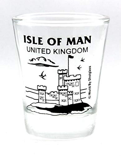 Isle of Man United Kingdom Peel Castle Shot Glass
