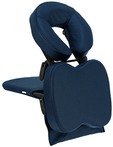 WellTouch TRAVEL Mate, Tischaufsatz mit Verstellbarer Kopfstütze für Mobile Massage, statt Massagestuhl, klein & leicht, inklusive Transporttasche, (dunkel-blau)