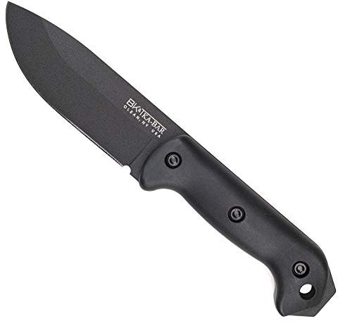 Ka-Bar Becker Companion, Black GFN Handle, Black Blade, Plain Edge