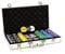 Nexos Pokerkoffer Pokerset 500 300 Laser Pokerchips Poker Komplett Set 12 g Chips Deluxe Größe wählbar (300 Chips)