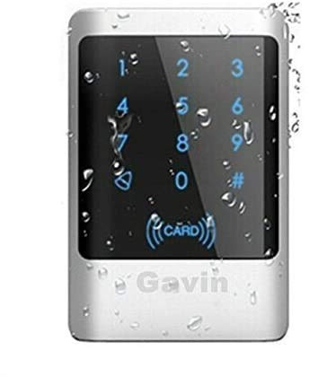 Touch-Tastatur und RFID-Leser, wasserdicht, IP68, Türzugangskontrolle, Metallgehäuse